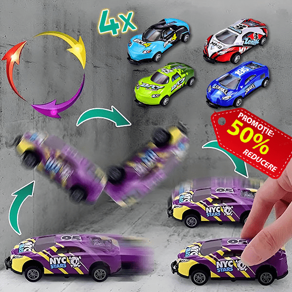 Set 4 Mașini JumpCar™ - Casa Confort